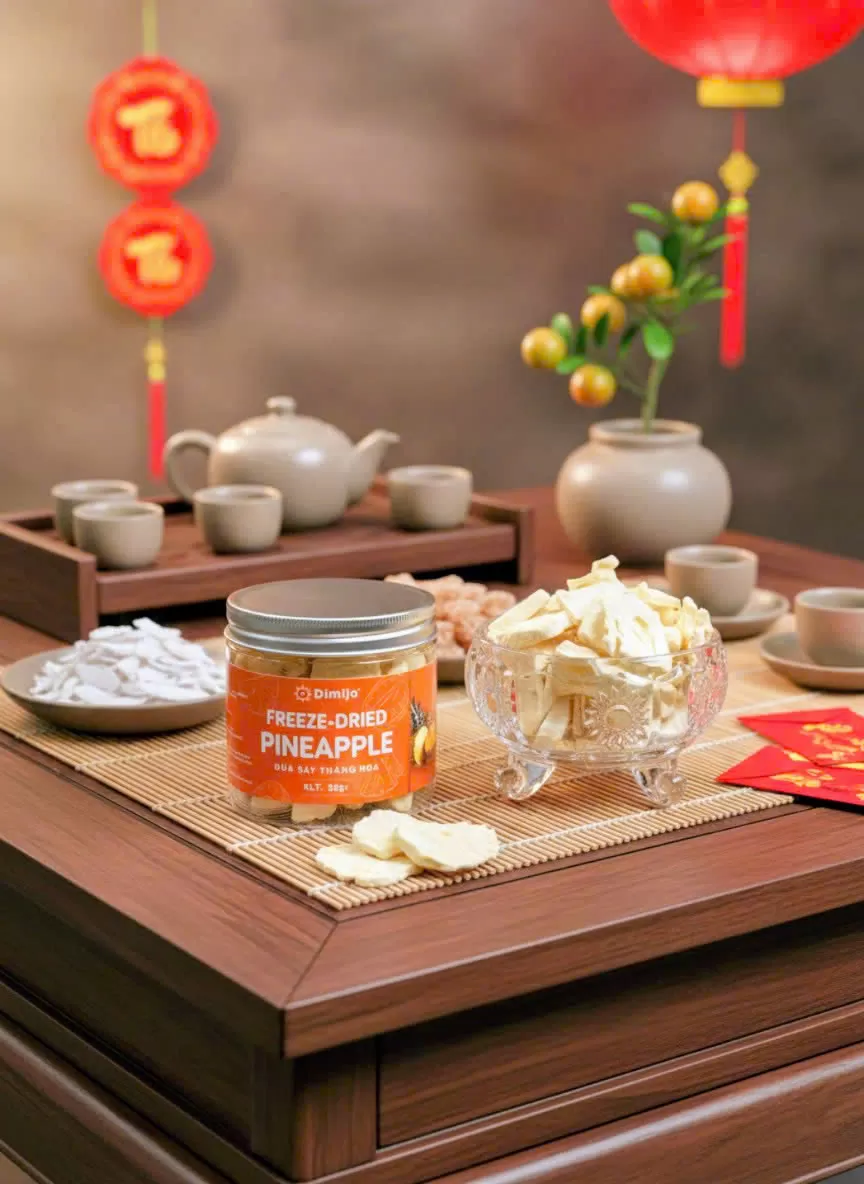 Dứa sấy thăng hoa