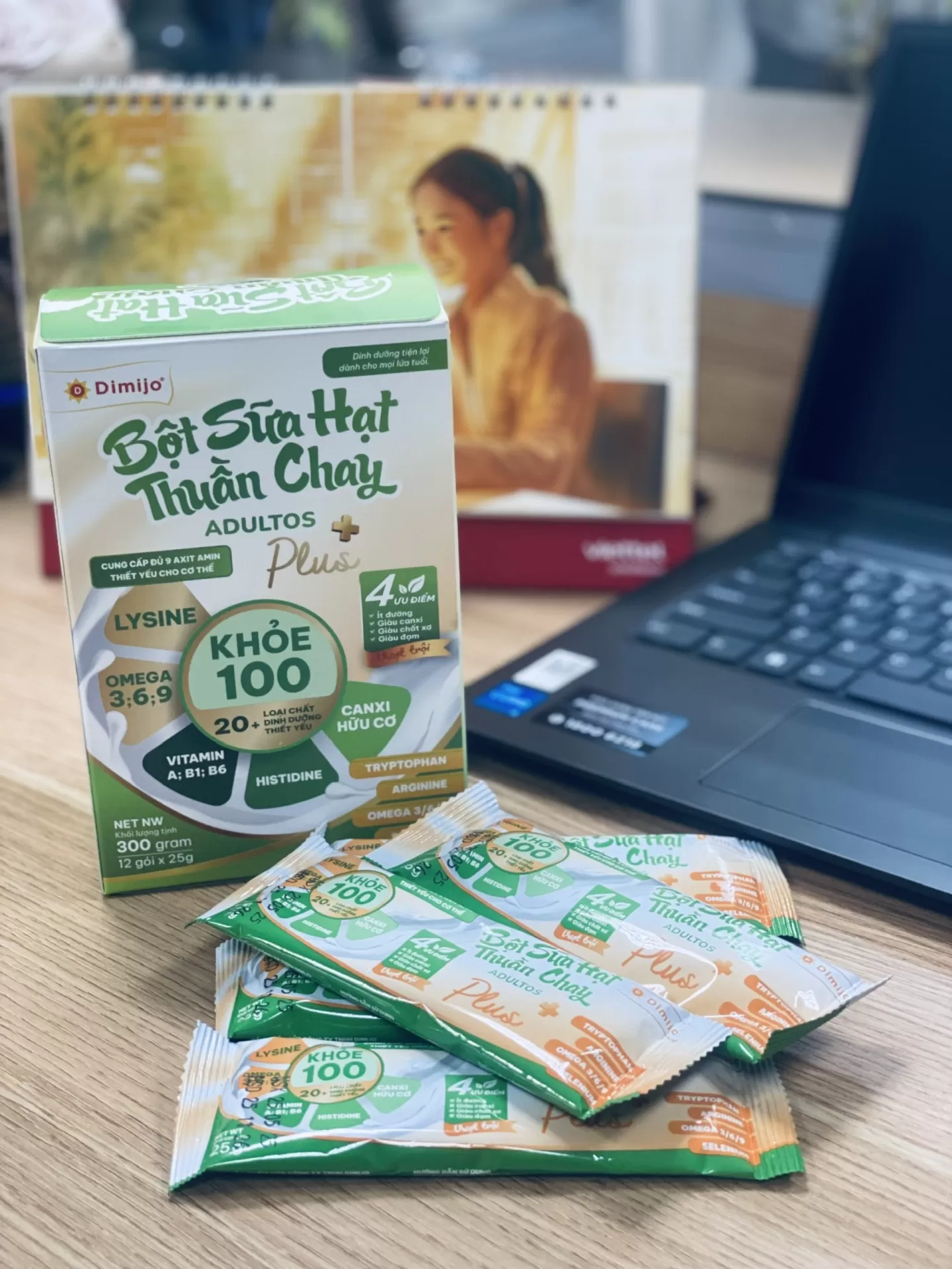 Bột sữa hạt thuần chay (hộp giấy)